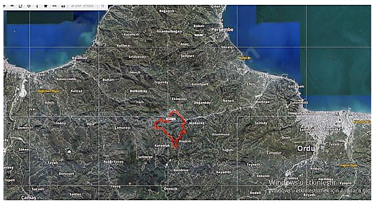 ALTINORDU IŞIKLI MEVKİ SATILIK 820 M2 DOĞA MANZARALI ARSA